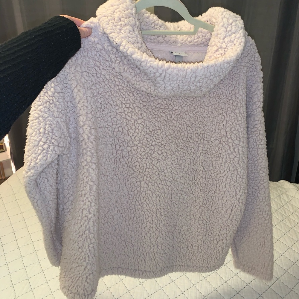 Fluffy Light Pink Pullover
